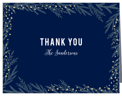 Forest Glow Wedding Thank You Cards