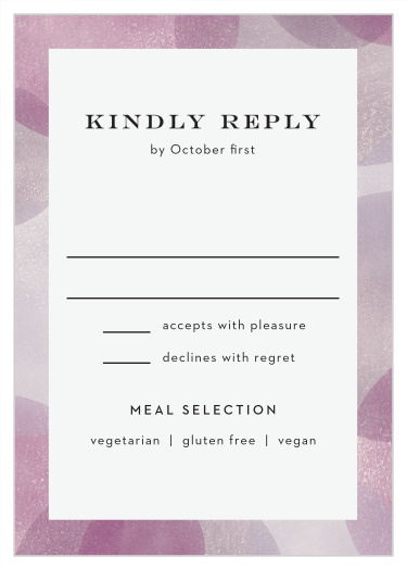 Effortlessly gather your guest list by sending out our Modern Photo Collage Response Cards along with your invitations.