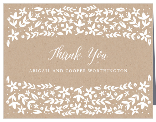 Share your gratitude with the Silent Garden Thank You Cards.