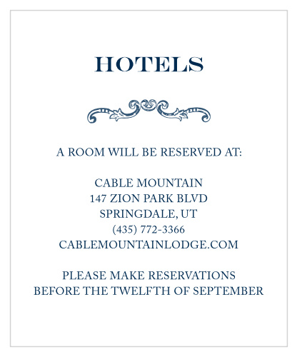 Customize the Victorian Luxe Accommodation Cards to meet your unique stationery needs.