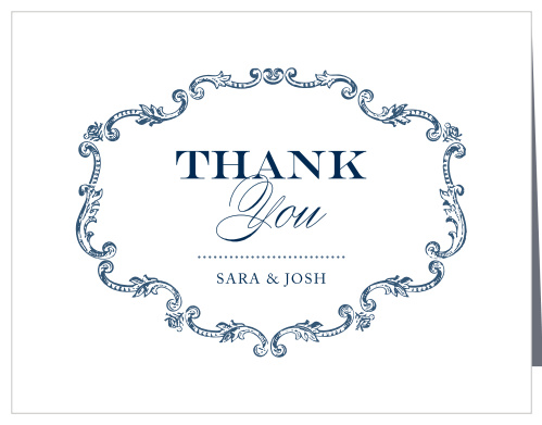 Victorian Luxe Wedding Thank You Cards