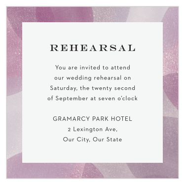 The minimalistic design of our Modern Photo Collage Rehearsal Cards are perfect for inviting your closest loved ones to your pre-wedding celebrations!