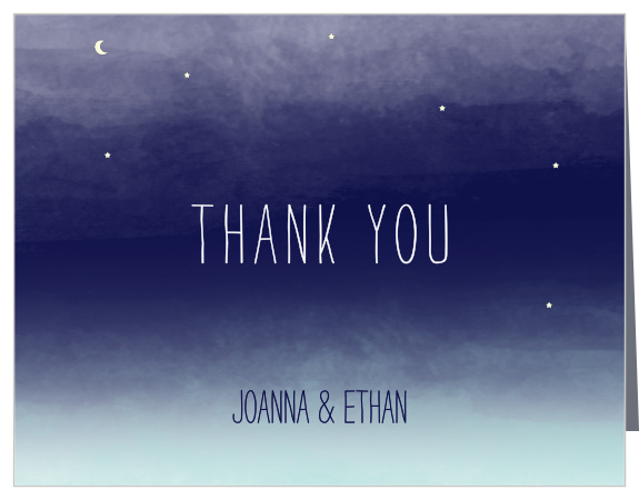 Share your gratitude for family and friends with the Pretty Lights Thank You Cards from the Love vs Design Collection at Basic Invite.