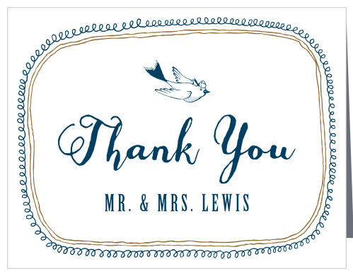 Anchors Aweigh Wedding Thank You Cards