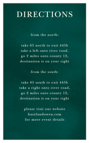 Guide your guests to the destination of your choice with Deco Love Direction Cards.