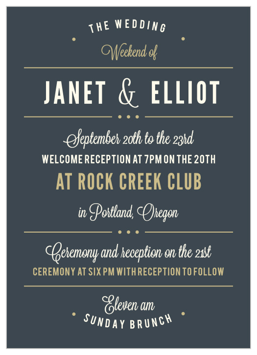 Our few-frills Crossing the Bridge Wedding Invitations provide a wonderful representation of the new area of life that the two of you are walking into together.