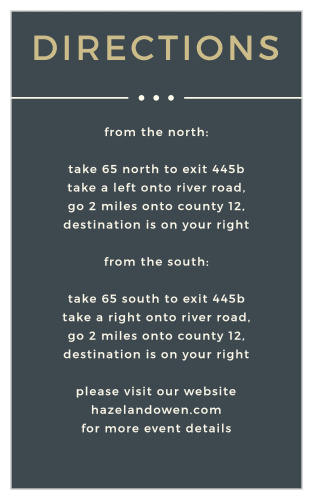 Shining gold text serves as the title of our Crossing the Bridge Direction Cards.