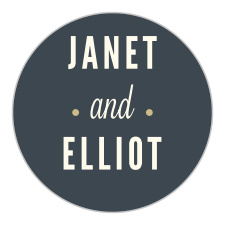 For our Crossing the Bridge Wedding Stickers, we've adopted the idea that simplicity is the best policy.