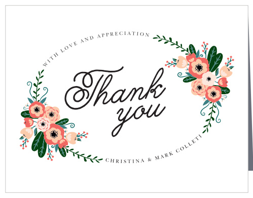 The Botanical Love Thank You Cards are worth falling in love with.