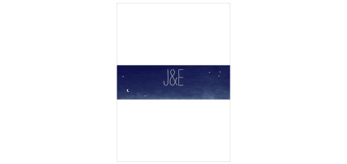 Keep your wedding stationery bundled with the Pretty Lights Foil Belly Bands from the Love vs Design Collection at Basic Invite