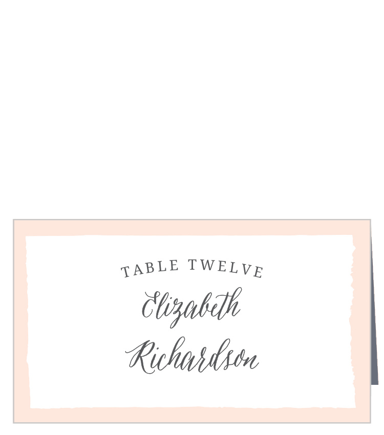 Painted Border Place Cards by Basic Invite