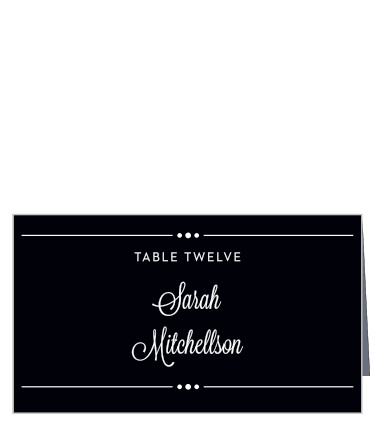 Create place cards with enough dramatic flair to be center stage with the Perennial Playbill Place Cards.