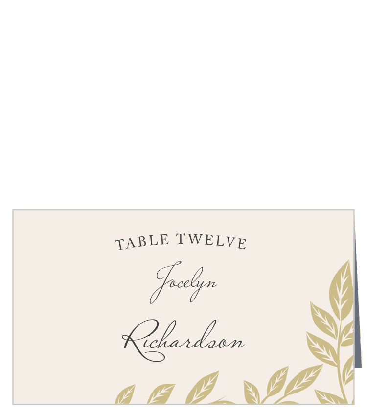 Lovely Laurel Place Cards