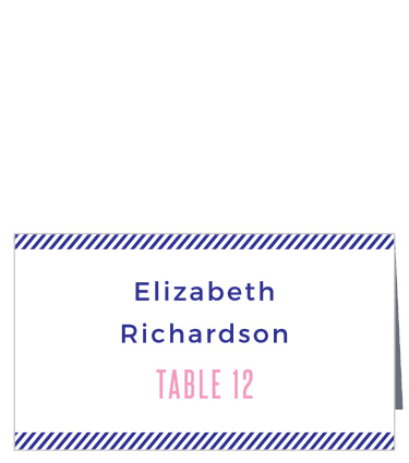 Create place cards stylish enough to be in their own exhibit with the Artful Elegance Place Cards.
