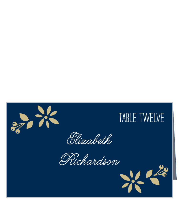 Folksy Floral Place Cards