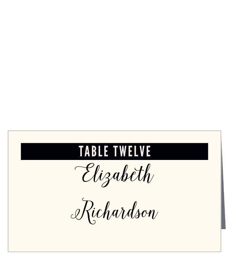 Geek Chic Place Cards