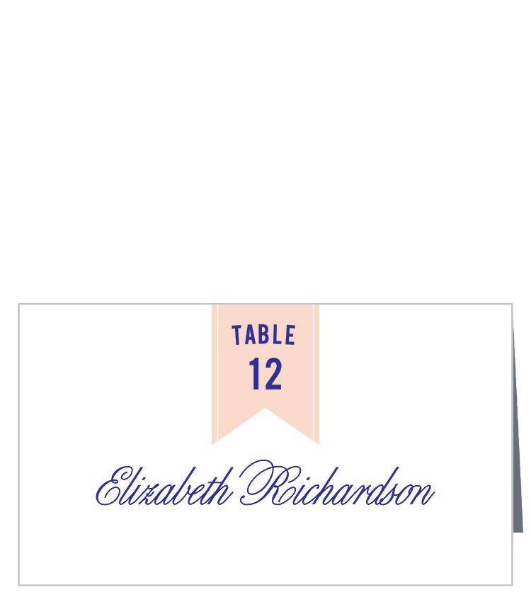 Modern Banner Place Cards