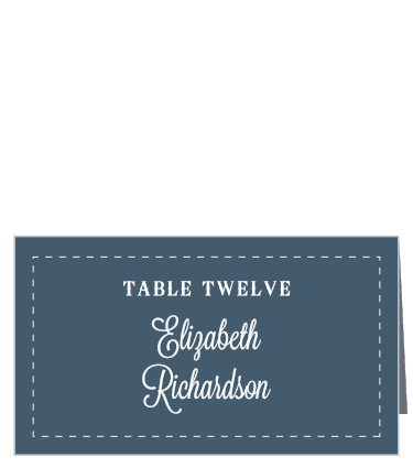 Organize your reception seating with the Retro Poster Place Cards. 