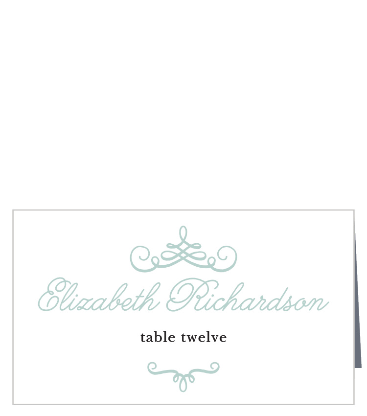 Whimsical Script Place Cards