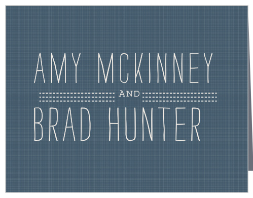 The Cross Stitched Thank You Cards express your gratitude with a warm, homespun style.