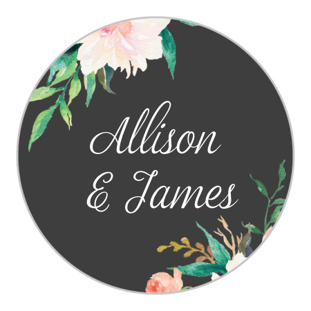 Blossoming Love Wedding Stickers