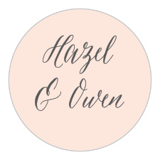 Customize your wedding stationery with the soft elegance of the Painted Border Stickers. 