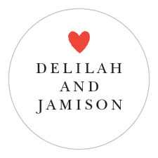 Embellish your wedding stationery with the cute doodle hearts of the Script Heart Stickers.