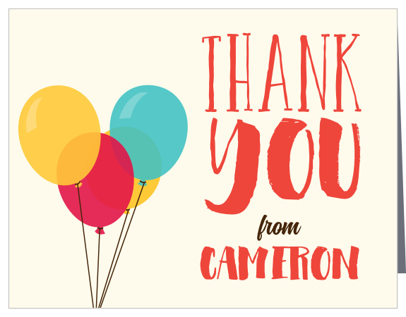 Come One, Come All, and see the amazing Silly Circus Children's Birthday Thank You Cards!