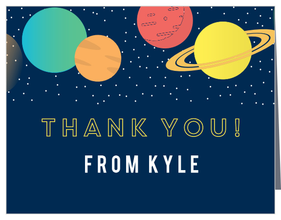 Thank your fellow Galactic Rebels with the Join the Force Children's Birthday Thank You Cards.