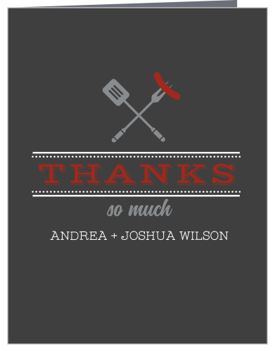 Laid-back Cookout Party Thank You Cards