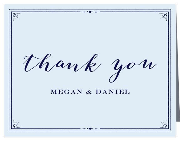 Convey your gratitude with the dignified design of the Formal Seder Thank You Cards. 