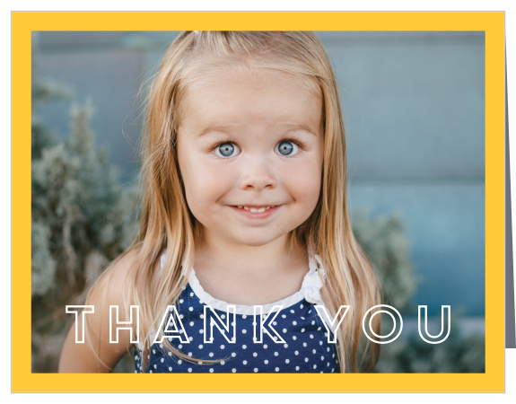 descriptionYour guest's faces will light up when they receive the Colorful Border Thank You Card!