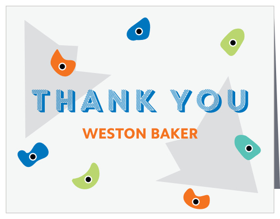 The Crag Climber Thank You Card are an exciting way to thank your guests for coming to your party.