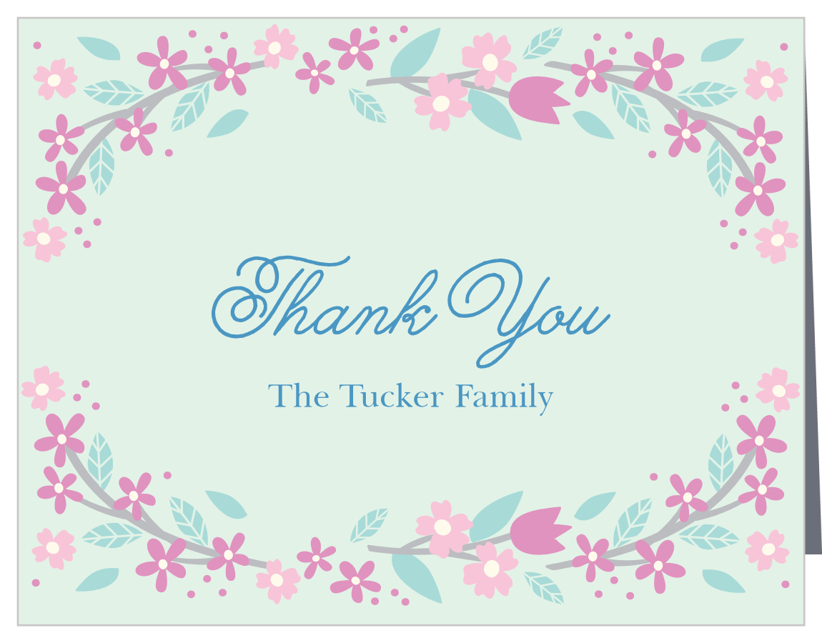 Weekend Luncheon Holiday Thank You Cards