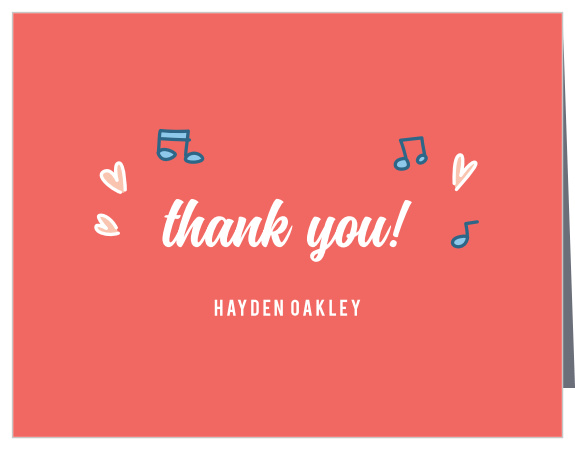 Personalize thank yous to match your invites with the Dazzling Dance-Off Thank You Cards.