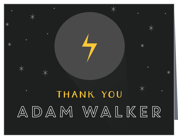 Let your inner Super Hero shine with the Night Watch Thank You Cards