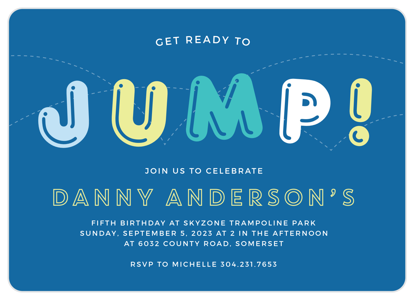 Jumping Jamboree Children's Birthday Invitations