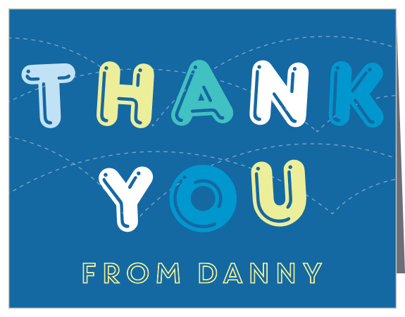 Jump Around! Let your guest know the hopping good time you had with them at your party with the Jumping Jamboree Thank You Cards.