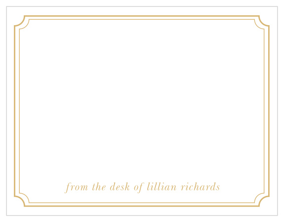 Antique Frame Foil Business Stationery