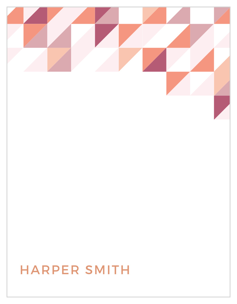 Chic Geometric Foil Business Stationery