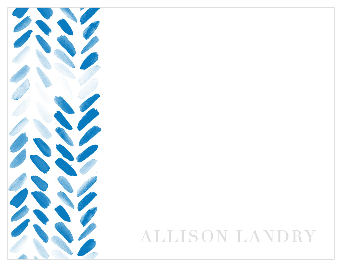 Painted Chevron Foil Business Stationery
