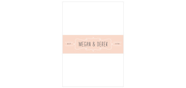 Add some love to your invitation by wrapping it in the Brisk Blue Skies Belly Band.
