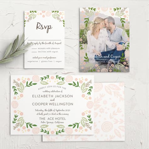 Gardens Abound Wedding Invitations
