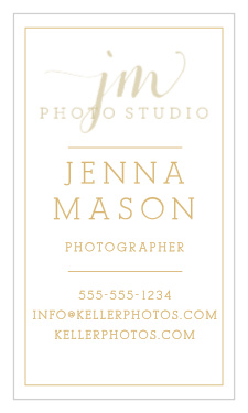 Upload your own professional logo to the Custom Logo Foil Business Cards.