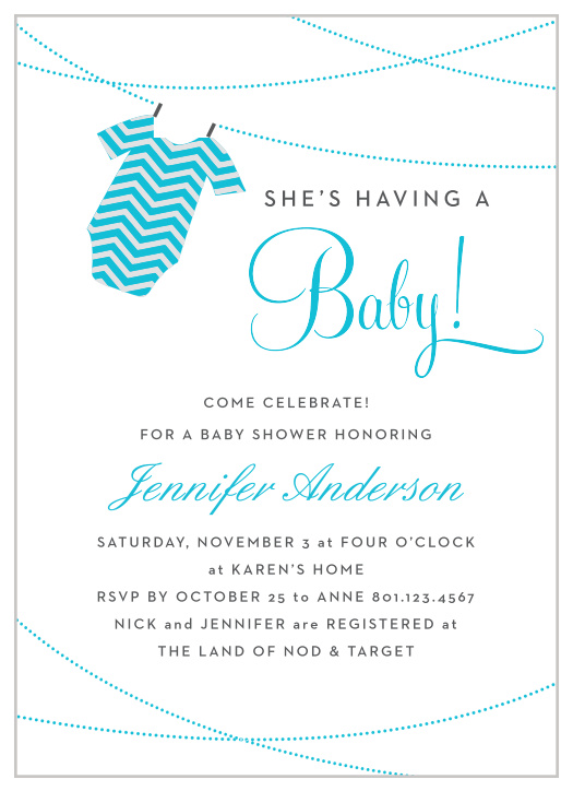 Cheapest baby hot sale shower invitations