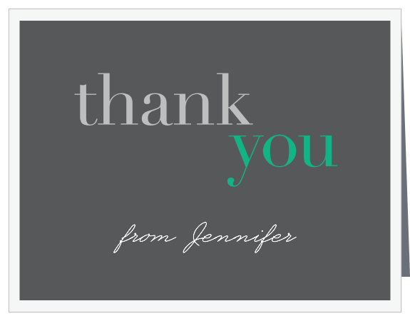 The Prestige Boy Foil thank you cards are the perfect way to show gratitude for those who helped welcome your latest addition. 