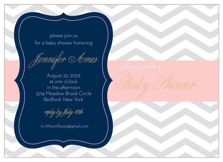 It's classy, it's traditional, and it features real gold or silver foil accents. What more could you want?