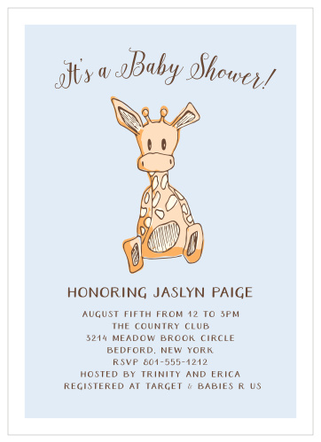 Baby animal baby shower 2024 invitations