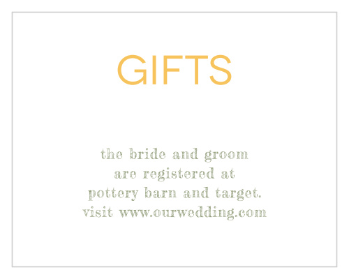 Sunny Flowers Registry Cards