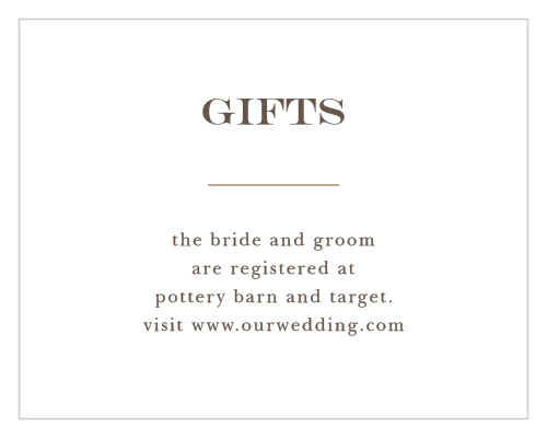 Sunflower Frame Registry Cards